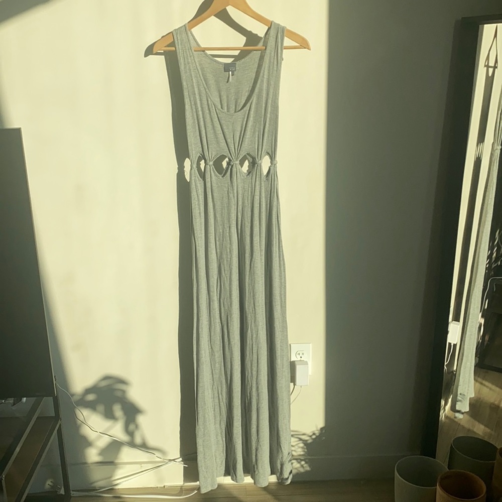 Comfy maxi dress with cut outs